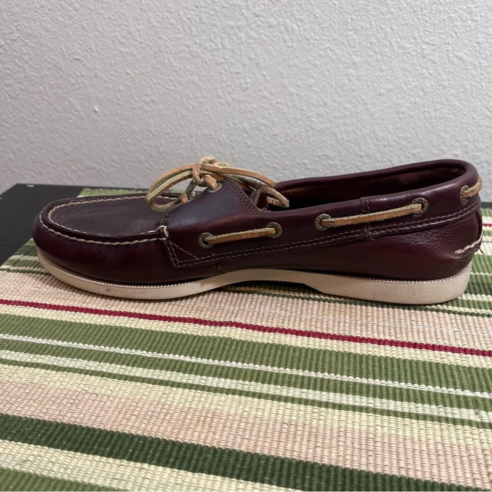 G.H. Bass & Co. Hampton Core 2 Leather Boat Shoes Men’s 9.5M Dark Brown dockside - Picture 7 of 10